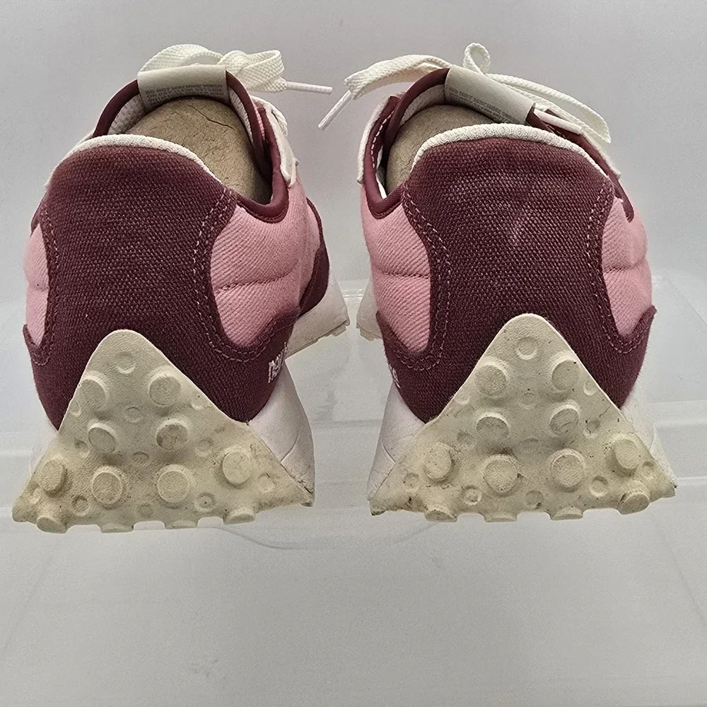 New Balance 327 Shoes Youth Size 6 Pink Suede Colorblock Sneakers GS327DK